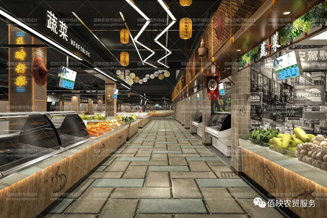 菜市場攤位流線設(shè)計的魅力