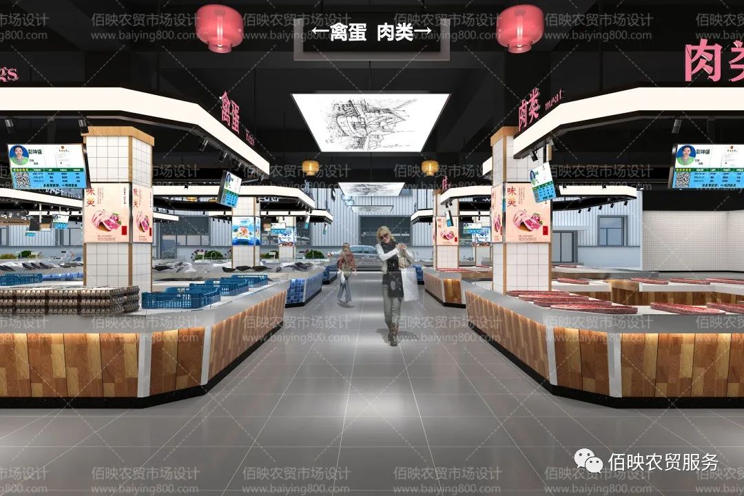 農貿市場攤位布局設計——多元化市場設計